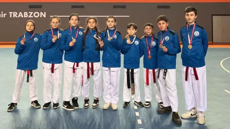 Ortahisar’ın Tekvandocuları Şampiyonlukları Salladı!