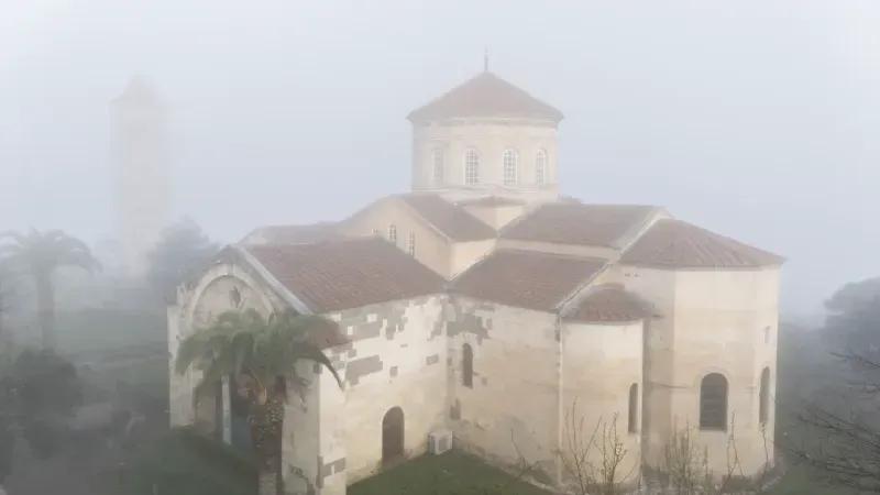 Ayasofya’da Gizemli Sabah! Sis Perdesi Ardında İlahi Sır