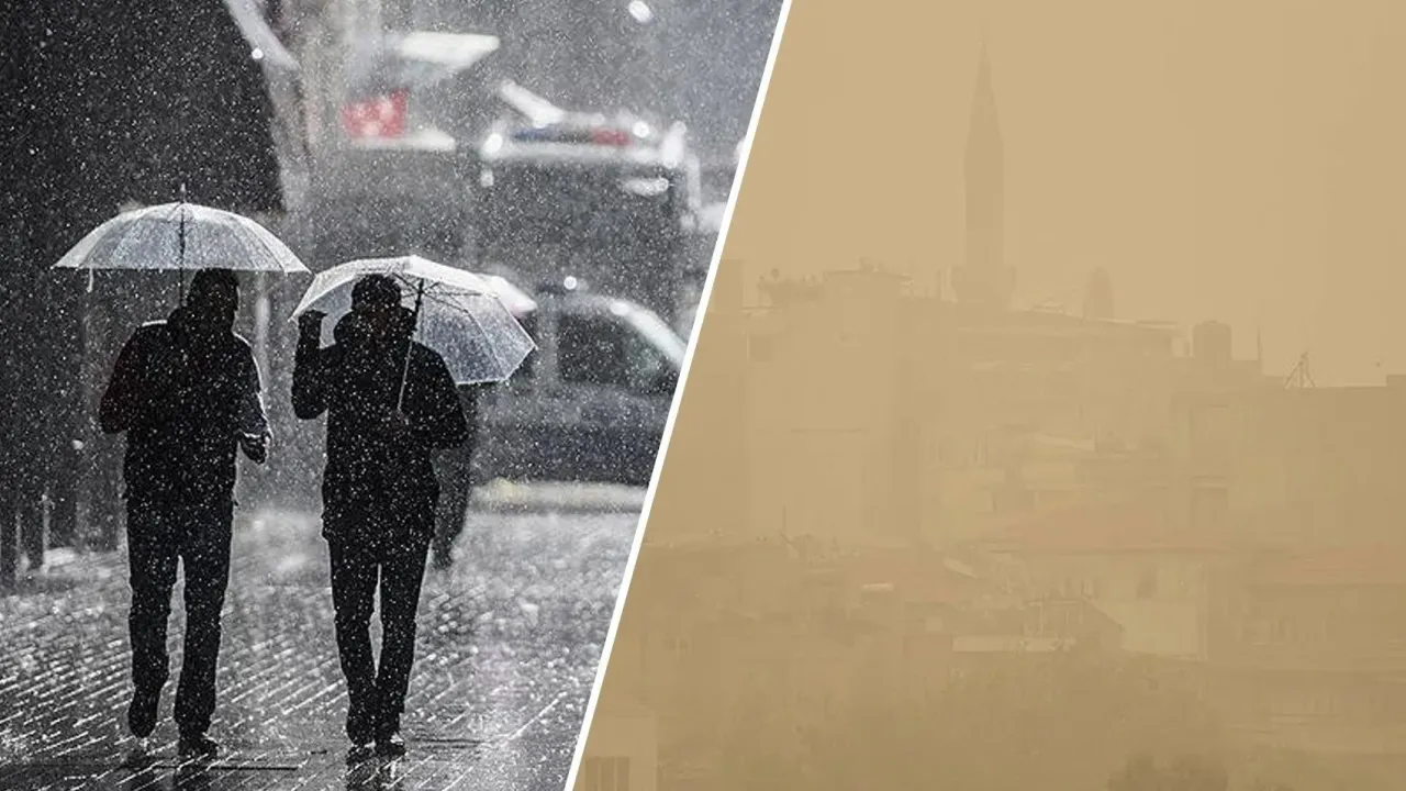 Türkiye Alarmda: Sağanak, Toz Bulutu ve Fırtına Aynı Anda Geliyor!