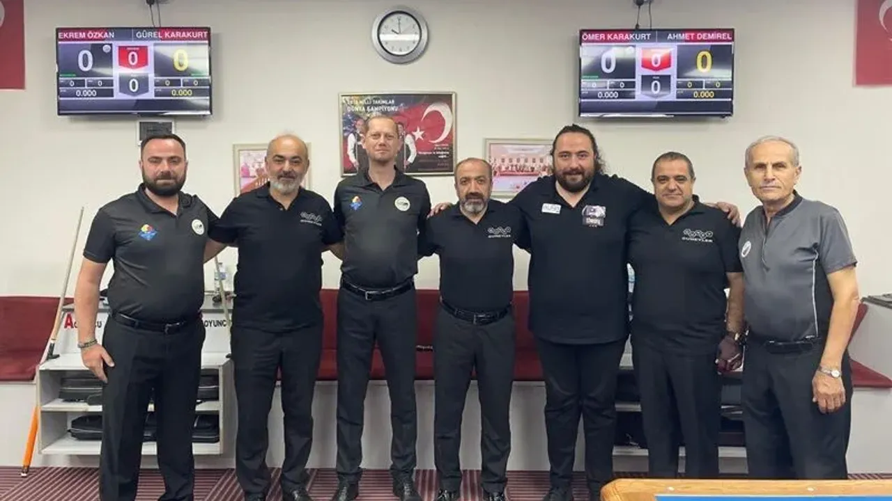 Sinop Bilardo Arenasında Şampiyonluk Naraları! Rakipler Şaşkın