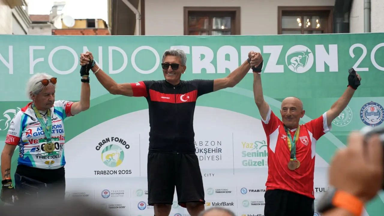 Gran Fondo Trabzon Bisiklet Yarışı Renkli Görüntülere Sahne Oldu