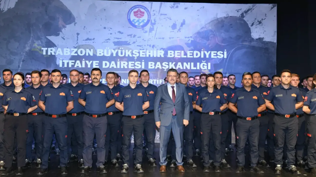 Trabzon İtfaiyesi Alev Alev! 70 Yeni Kahraman