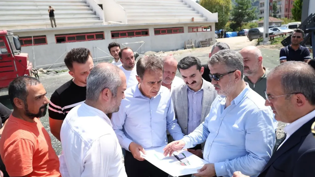 Trabzon’da Spor ve Gençlik Yatırımları Yerinde İncelendi