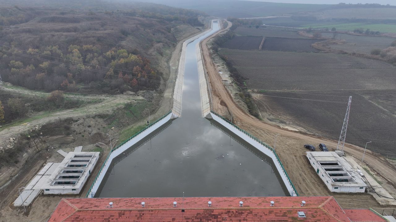 Meriç Nehri’nden Çakmak Barajı’na su aktarımı başladı