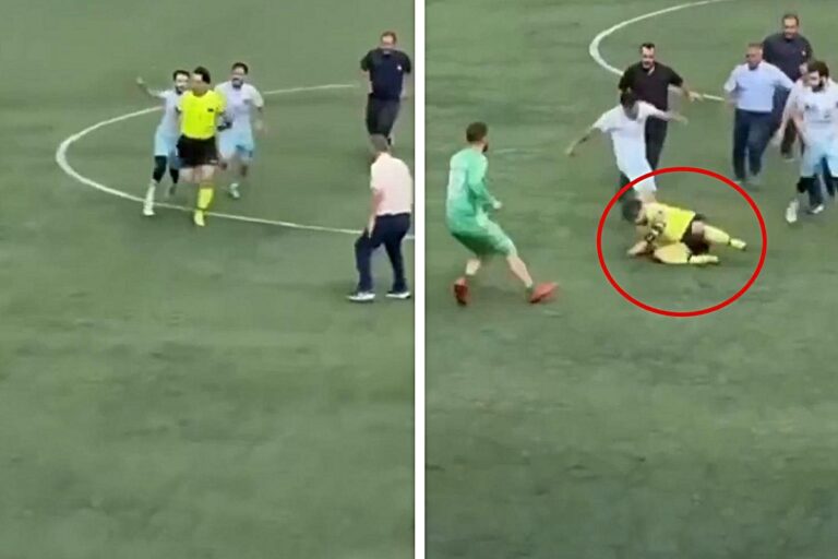 Bayburt'ta Futbol Sahası Karıştı: Hakeme Meydan Dayağı