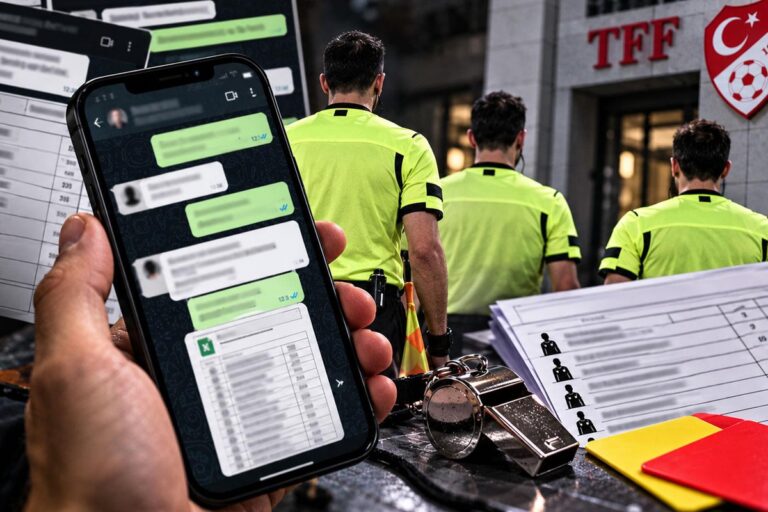 Hakem Dünyasını Sarsan Liste: Whatsapp Yazışmaları Deşifre Oldu