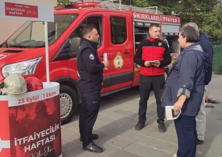 Kırklareli'de Yangın Farkındalığı Seferberliği