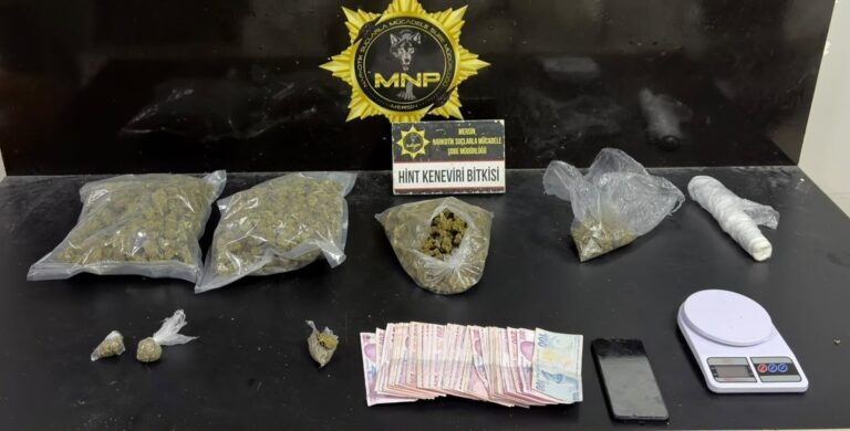 Mersin'de Zehir Tacirlerine Darbe: 4 Tutuklama
