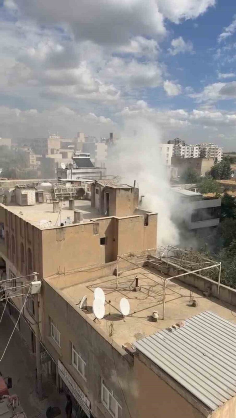 Nusaybin'de Alevlerin Arasında Kalanlar Kurtarıldı