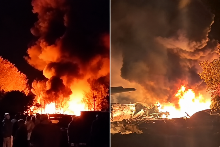 Rusya'nın Dev Bombardıman Uçağı Çakıldı: 6 Ölü