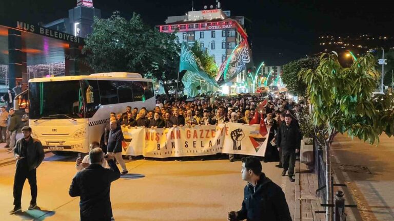 İsrail Saldırılarına Muş’tan Sert Tepki İsrail Saldırılarına Muş'tan Sert Tepki