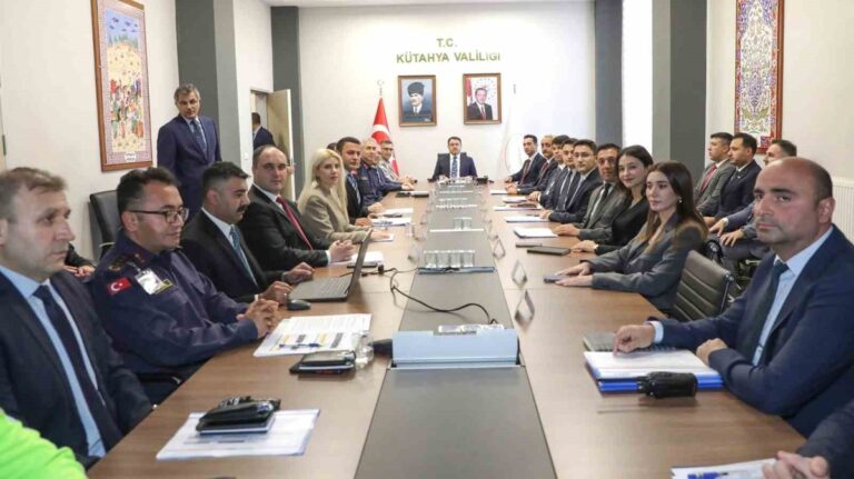 Kütahya'nın Huzuru İçin Kritik Güvenlik Zirvesi