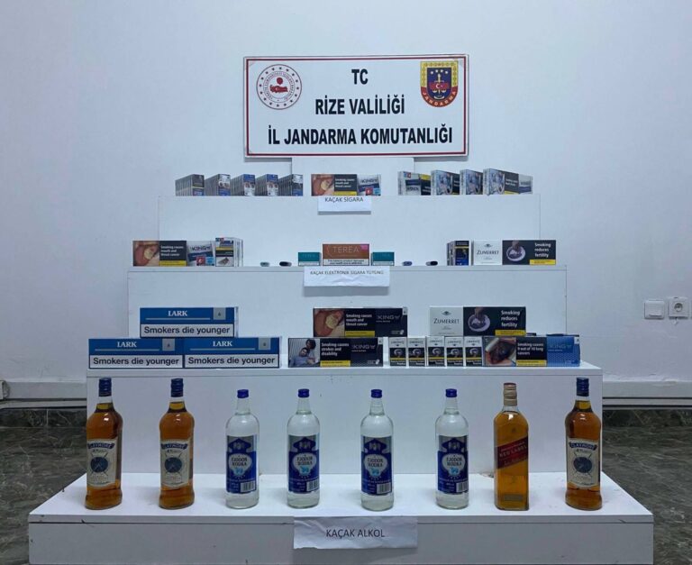 Rize'de Jandarmadan Suçlulara Büyük Darbe