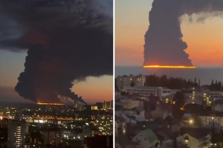 Soçi Limanı'nda Dev Patlama: Petrol Tankeri Hedef Oldu